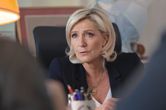 Marine Le Pen, líder de Agrupación Nacional. Foto: vía @groupeRN_off (X)