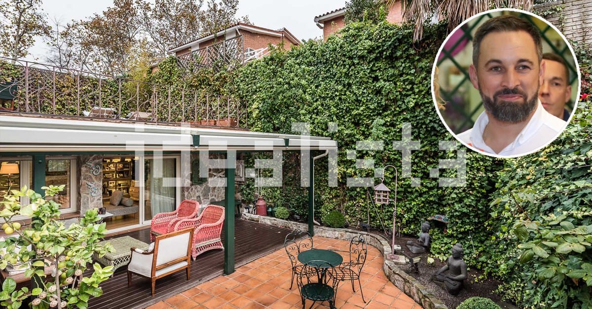 Santiago Abascal y su chalet de un millón de euros adquirido en 2020. Foto: dealista GTRES