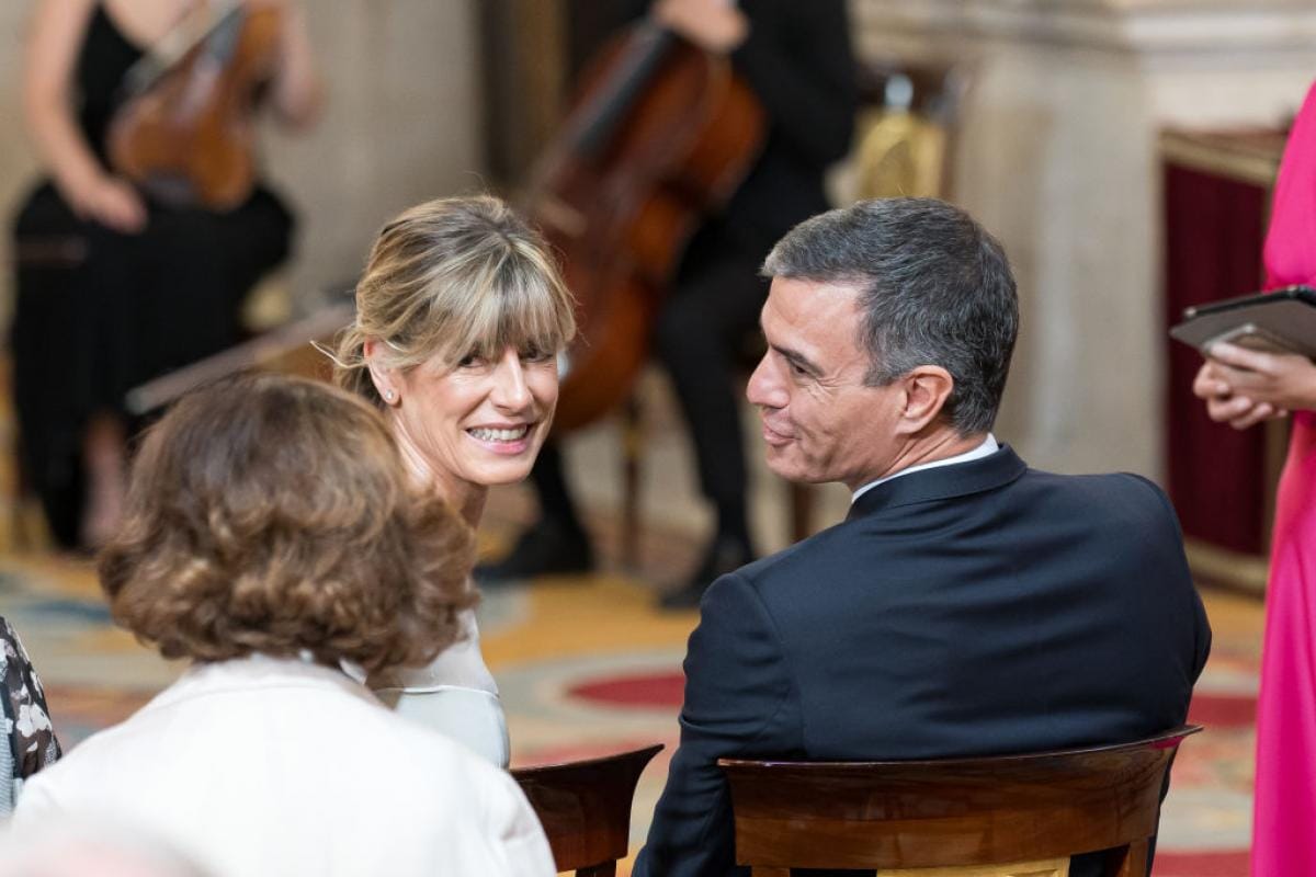 Imagen de archivo de Pedro Sánchez y Begoña Gomez. Foto: Getty Images.