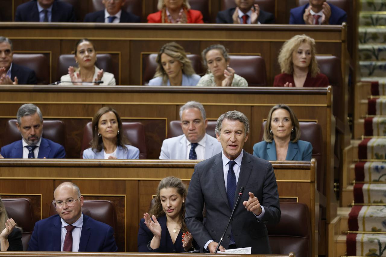 Imagen de archivo de Alberto Núñez Feijóo en el Congreso de los Diputados. Foto: congreso.es