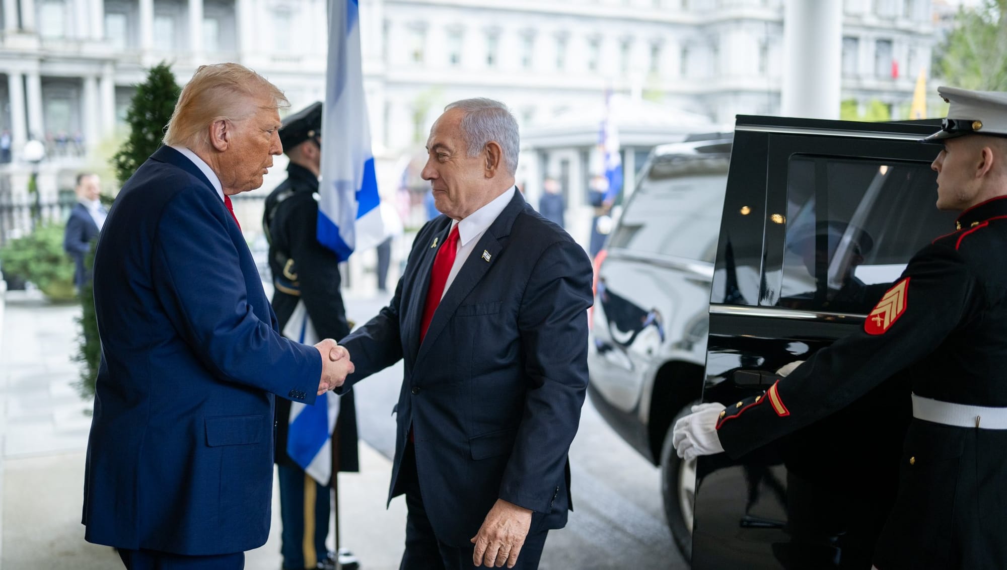 Imagen de archivo de Donald Trump y Benjamin Netanyahu. Foto: @WhiteHouse (X)