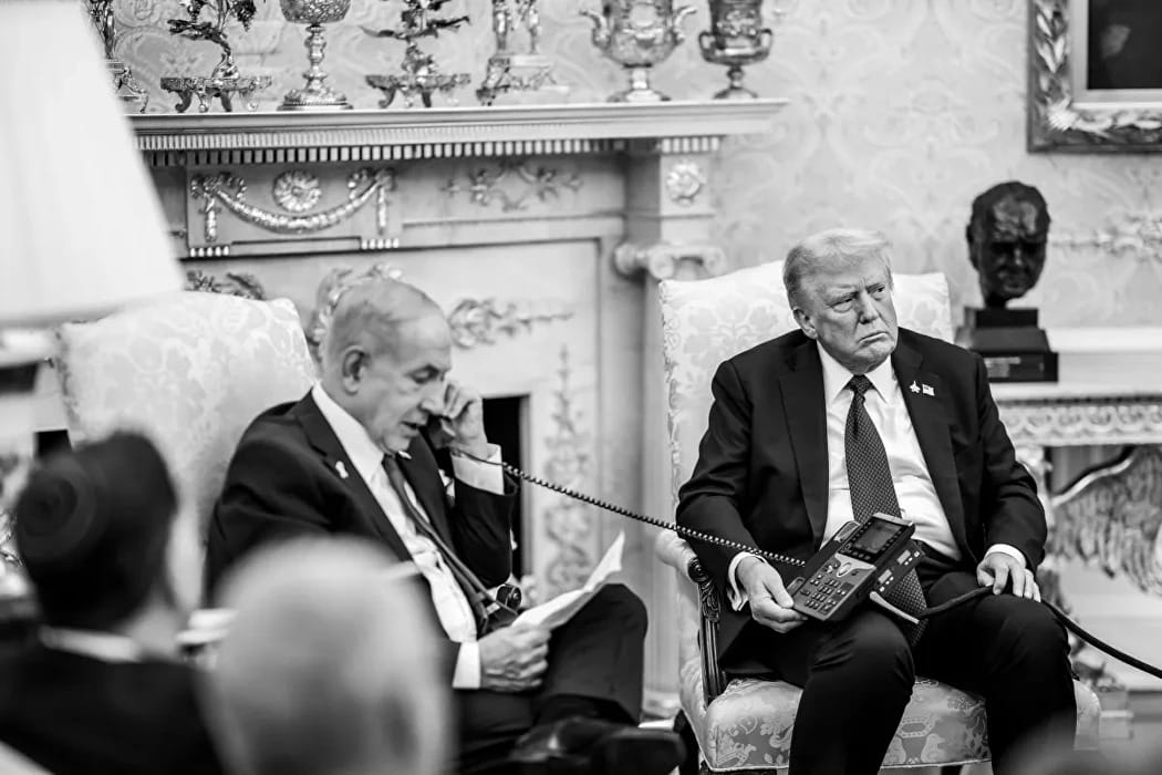 Imagen de archivo de Benjamín Netanyahu y Donald Trump en la Casa Blanca. Foto: La Casa Blanca.