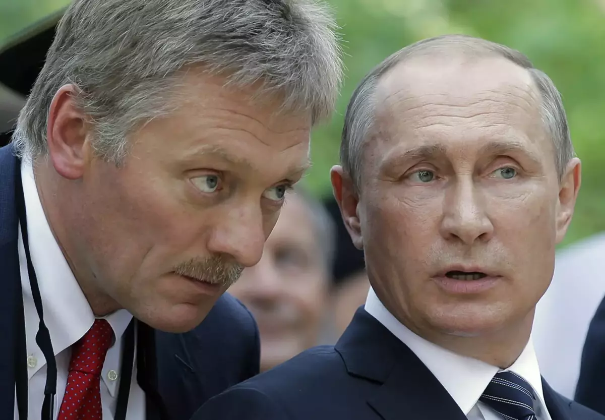 Imagen de archivo de Dimitri Peshkov y Vladimir Putin. Foto: Profimedia Images