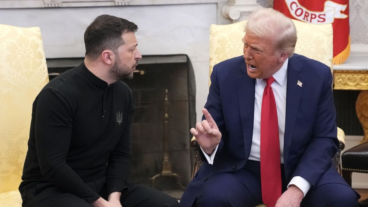 Imagen de archivo de Zelensky y Trump en la Casa Blanca. Foto: CNN