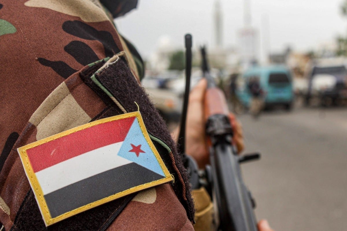 Imagen de archivo de un integrante del STC. Foto: middleeastmonitor.com