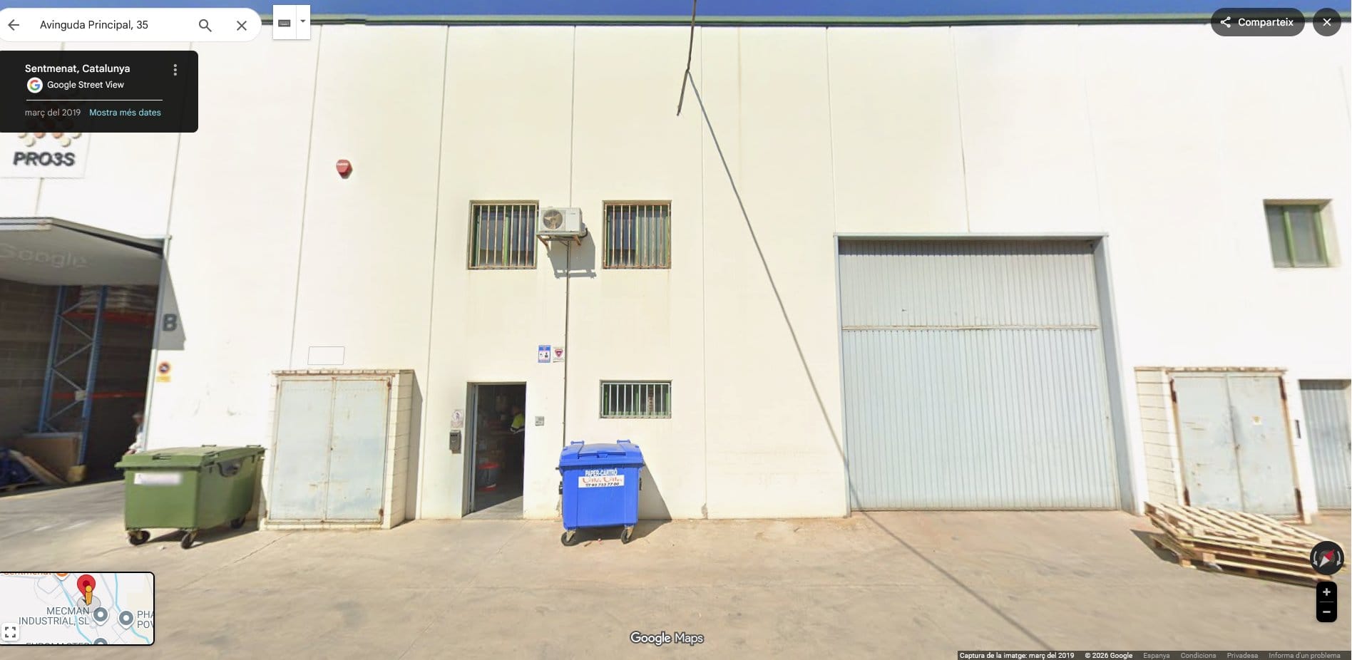 Imagen del polígono en Sentmenat. Foto: @sergi_boixader (X)