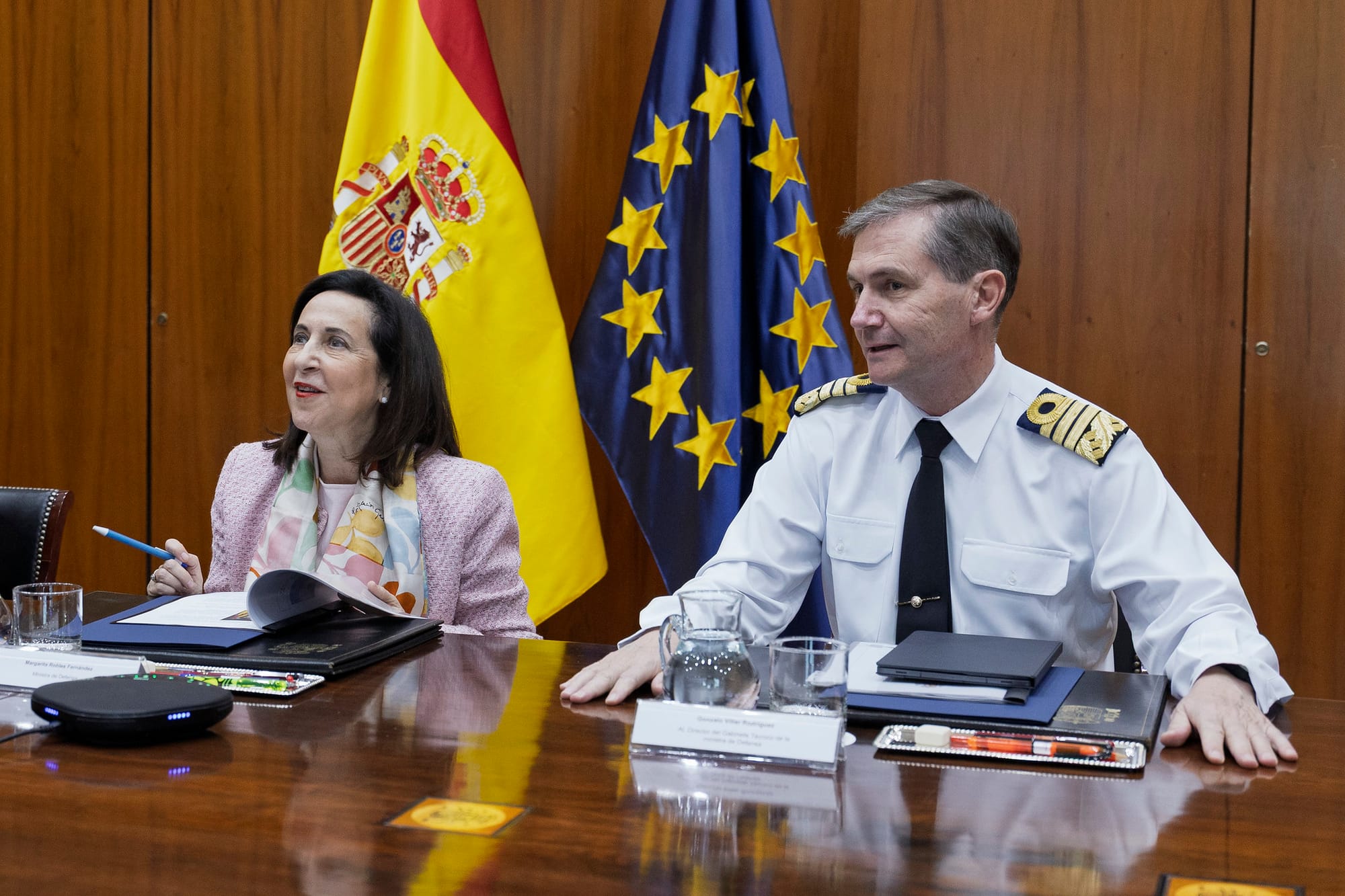 Imagen de archivo de la ministra de Defensa del Gobierno español, Margarita Robles. Foto: @Defensagob (X)