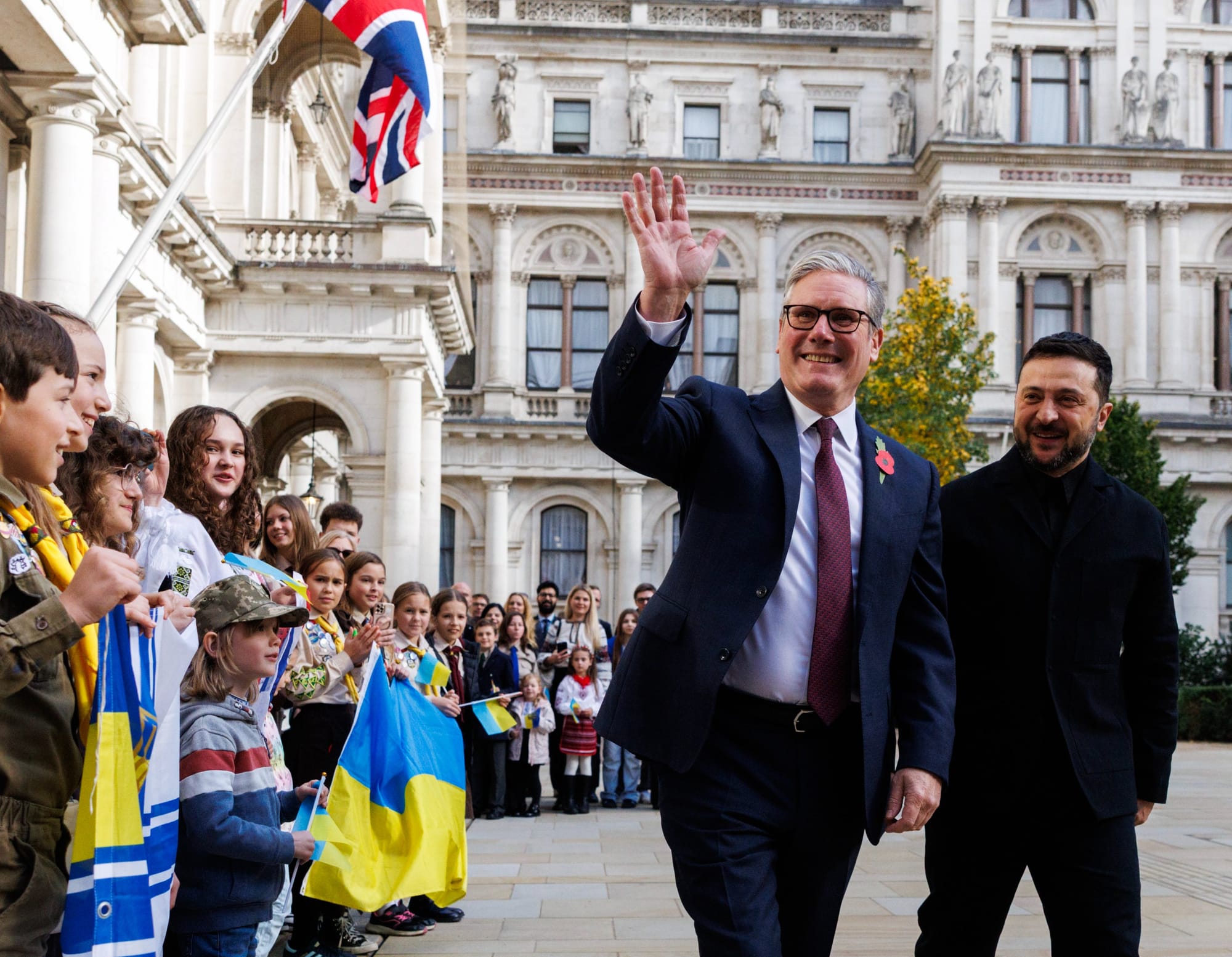 Imagen de archivo del primer ministro británico Keir Starmer y el presidente ucraniano Volodimir Zelenski. Foto: Keir Starmer (X)