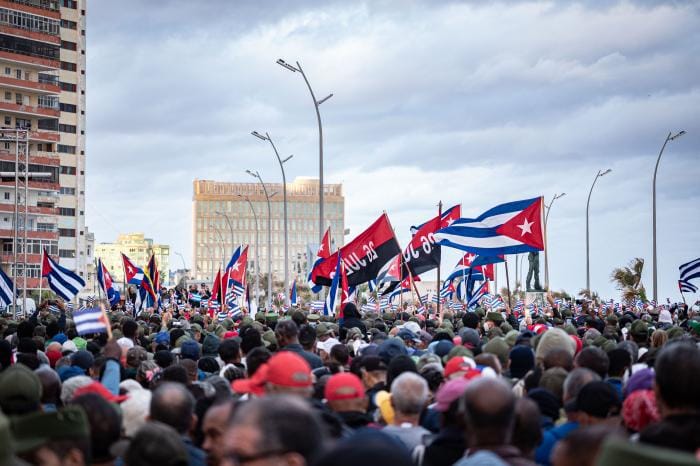 Movilización en La Habana. Foto: Nieves Molina/Granma