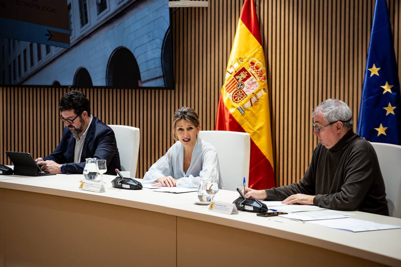 Imagen de archivo de Yolanda Díaz, vicepresidenta segunda y ministra de Trabajo del Gobierno español. Foto: vía Yolanda Díaz Bluesky