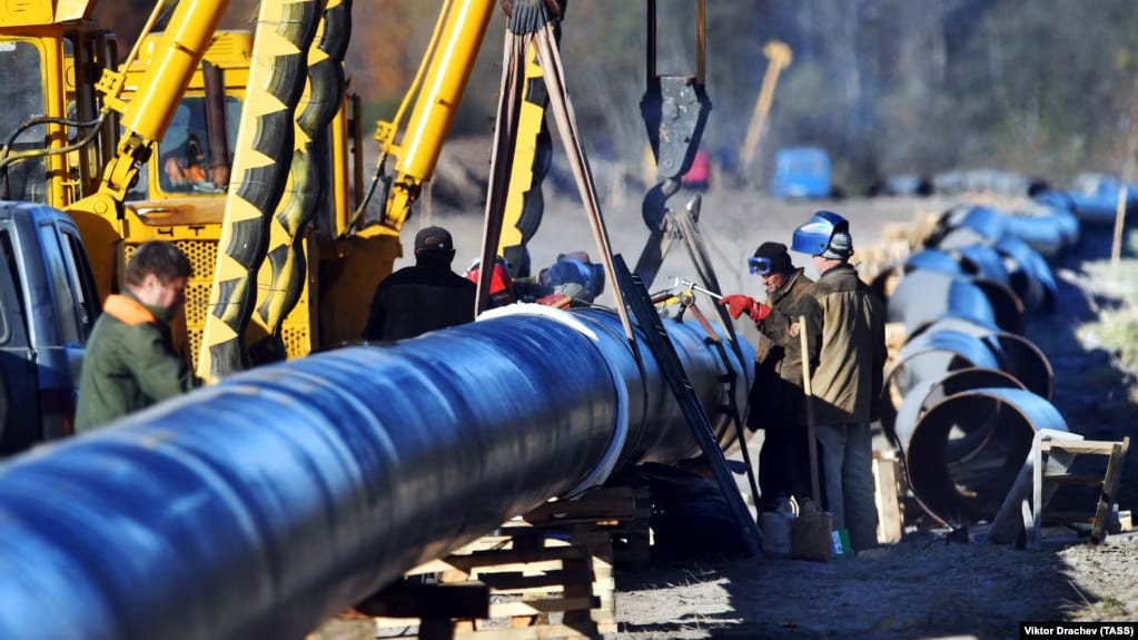 Imagen de archivo de la construcción del oleducto Druzhba. Foto: TASS