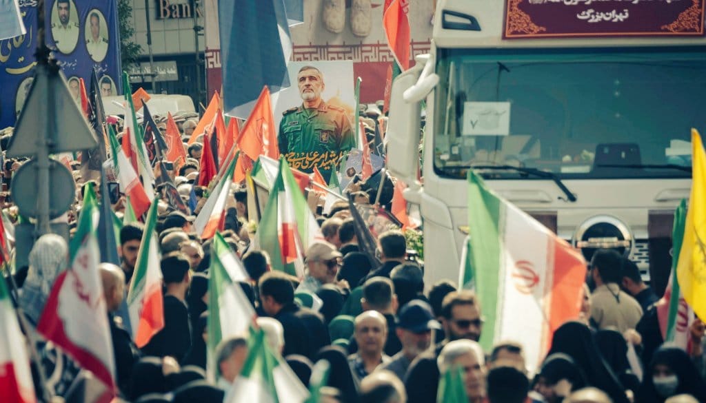 Imagen de archivo de marchas en Irán. Foto: @IranObserver0 (X)