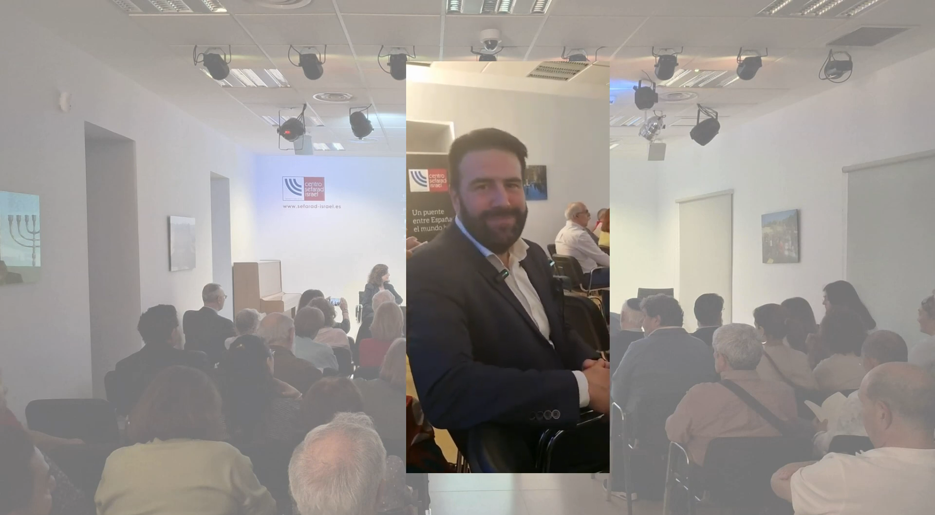 Jon Iñarritu recomendó un libro propagandístico sionista en el Centro Sefarad-Israel
