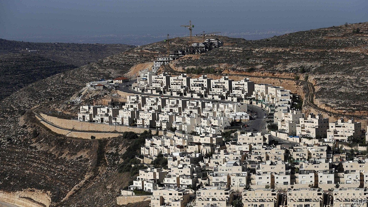 Colonia sionista cerca de Jerusalén. Foto: economist.com