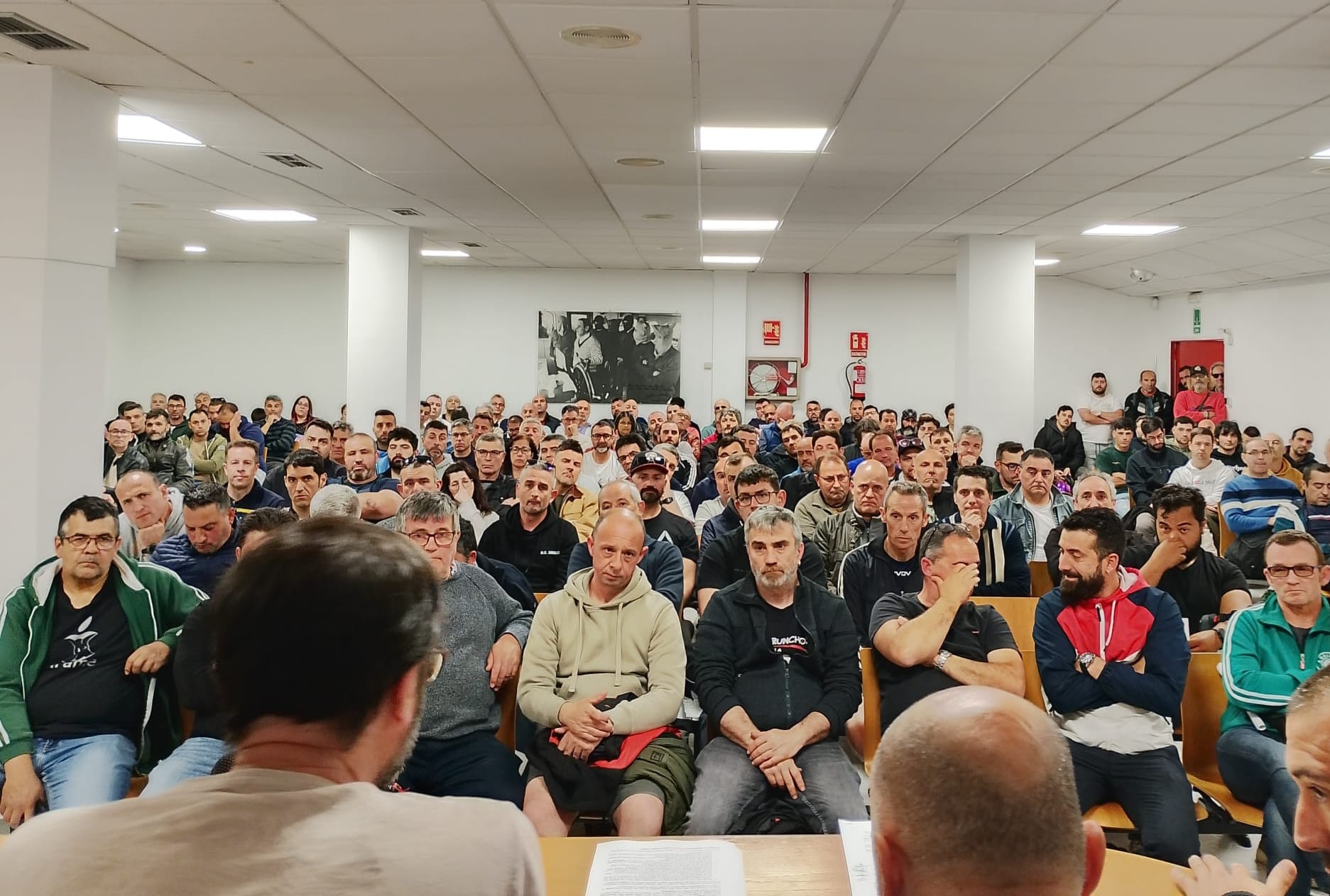 Asamblea de trabajadores de CIG en Vigo, 18 de mayo. Foto: cig.gal