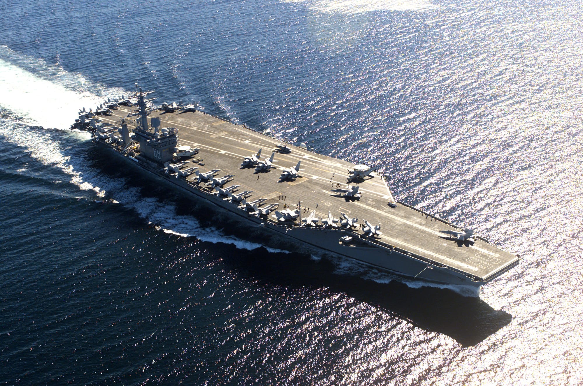 Imagen de archivo del portaaviones de propulsión nuclear USS Nimitz. Foto: NYT