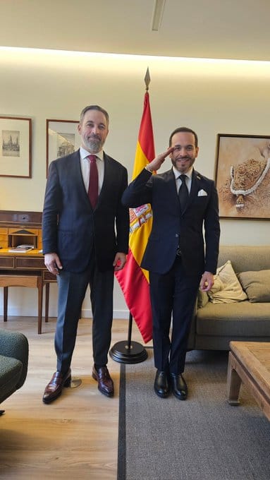 De la Espriella junto a Santiago Abascal.