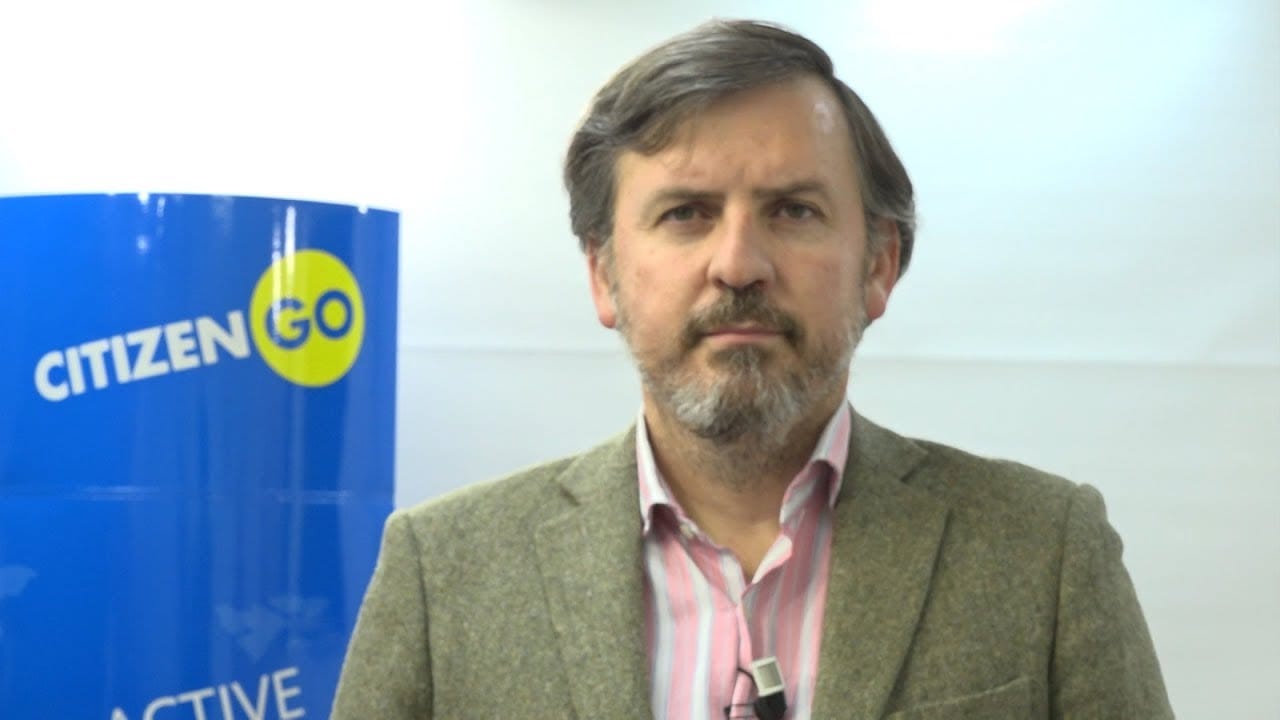 Imagen de archivo de Ignacio Arsuaga, líder de Hazte Oir. Foto: youtube.com