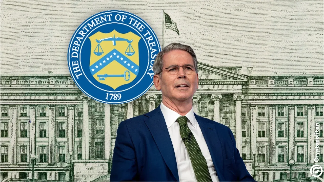 Imagen de archivo de Scott Bessent, secretario el Departamento del Tesoro de EEUU. Foto: vía cryptopolitan.com