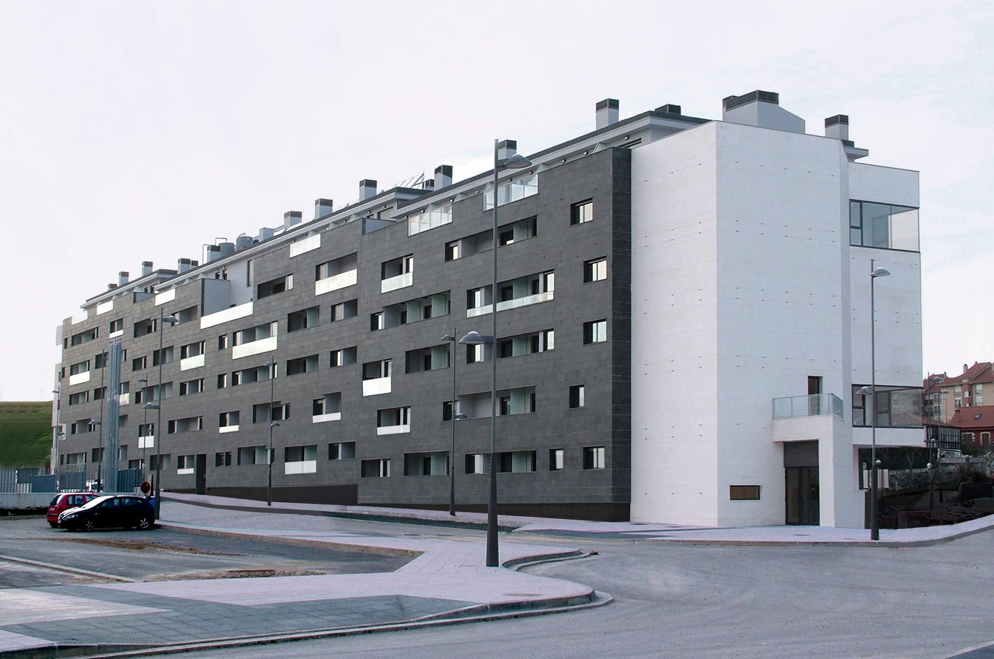 Imagen de archivo de una promoción de VPO en Alacant. Foto: DZED