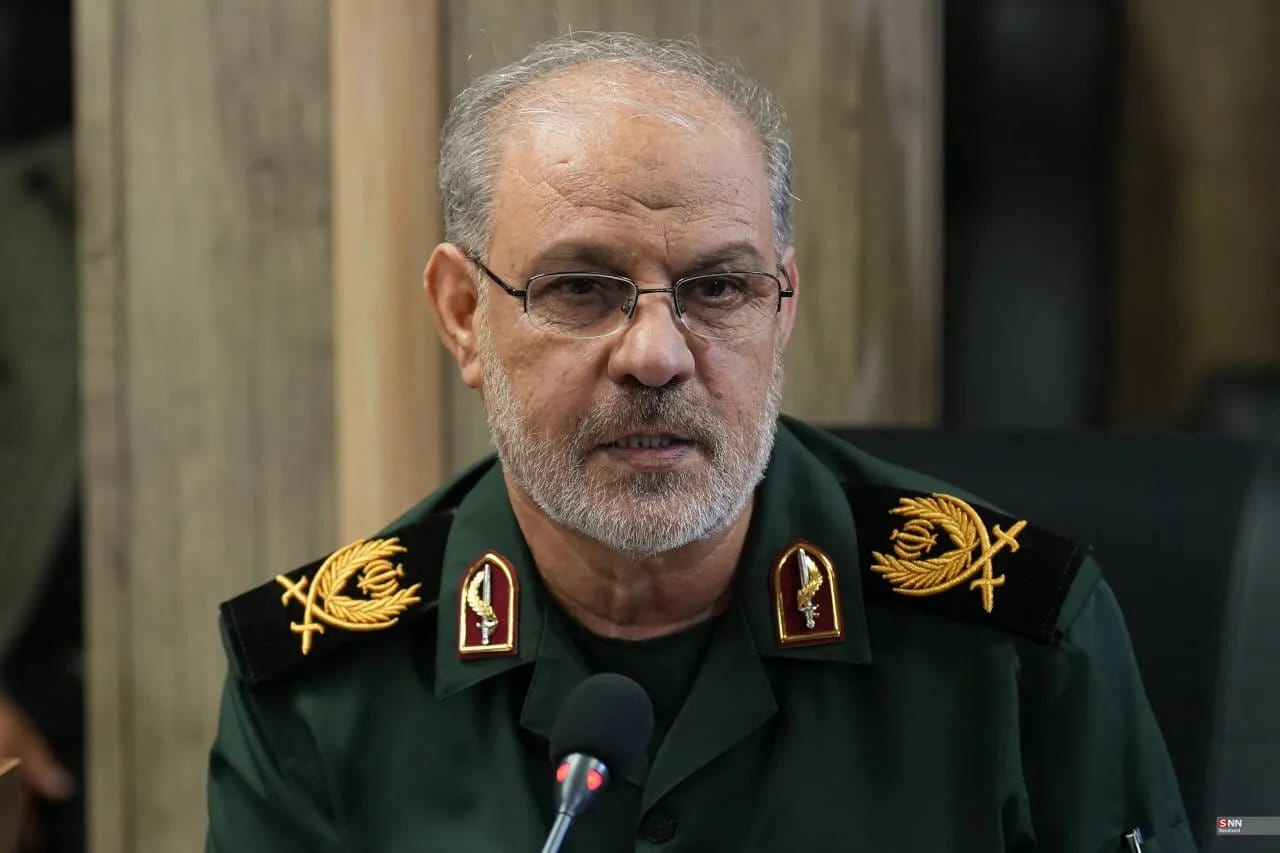 El portavoz de la Guardia Revolucionaria, el general Hossein Mohebbi. Foto: Tehran Times