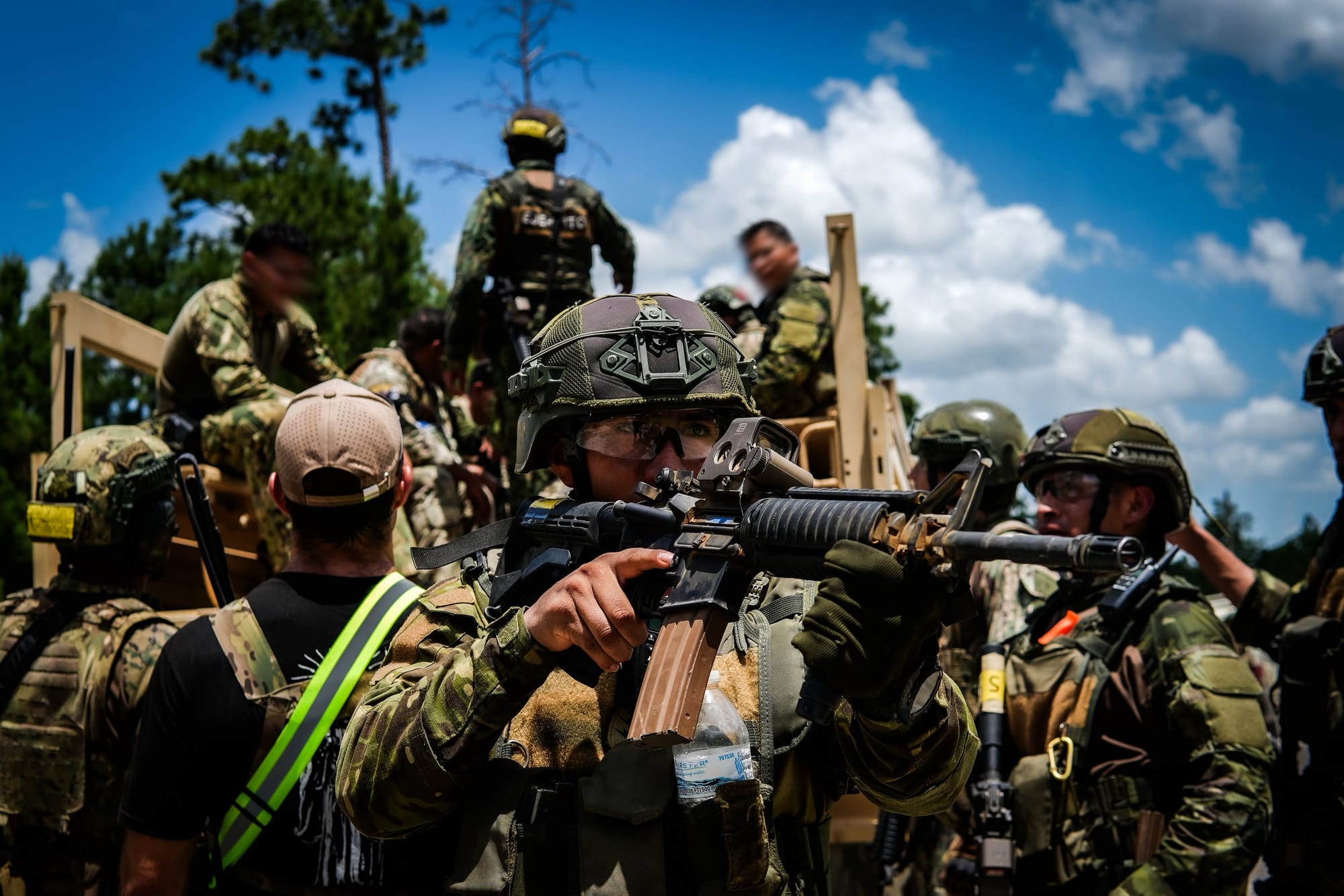 Entrenamiento conjuntos entre los ejércitos de EEUU y Ecuador. Foto: @Southcom (X)