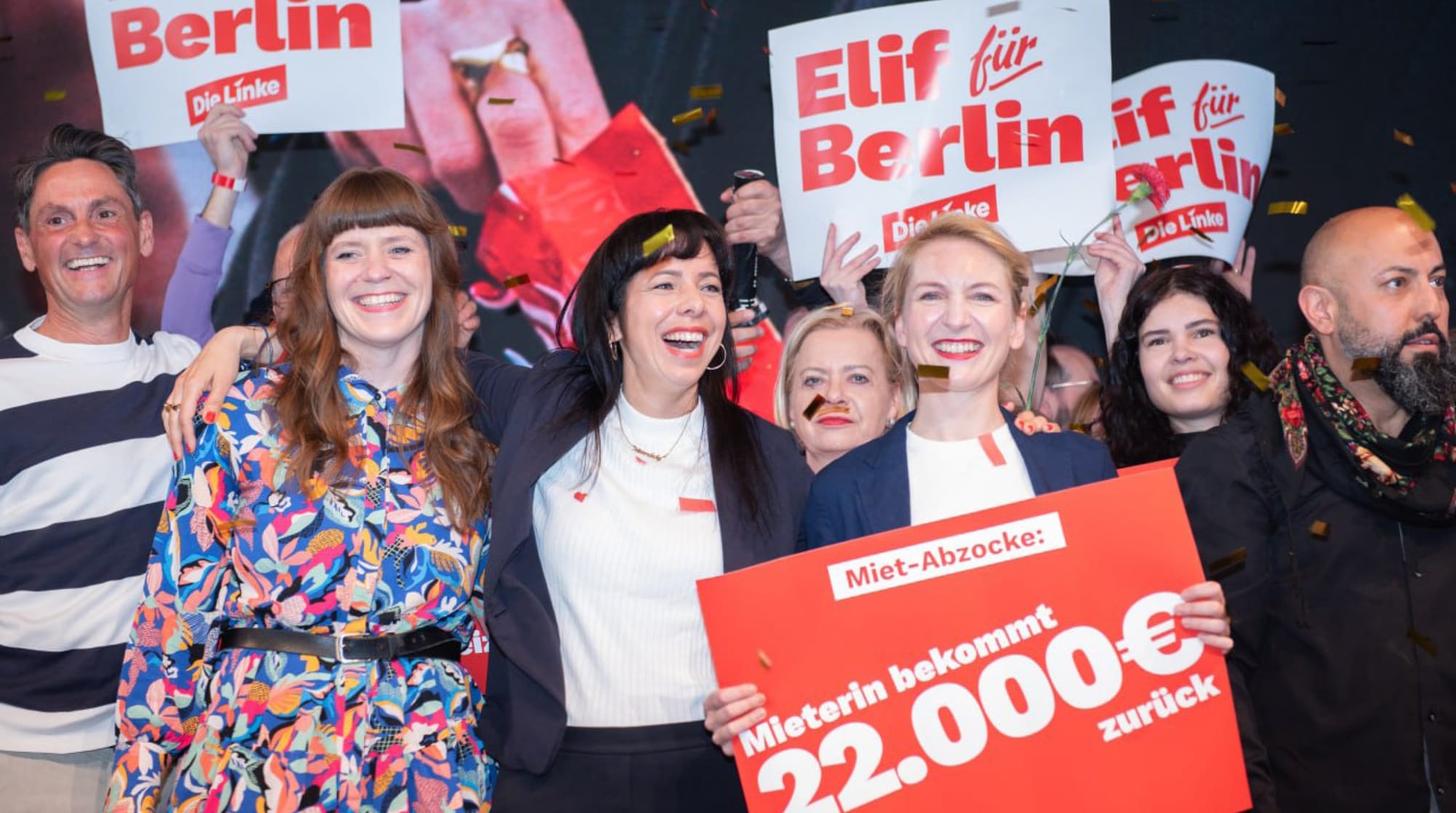Imagen de archivo de Elif Eralp, candidata de Die Linke a la alcaldía de Berlín. Foto: Die Linke Berlin