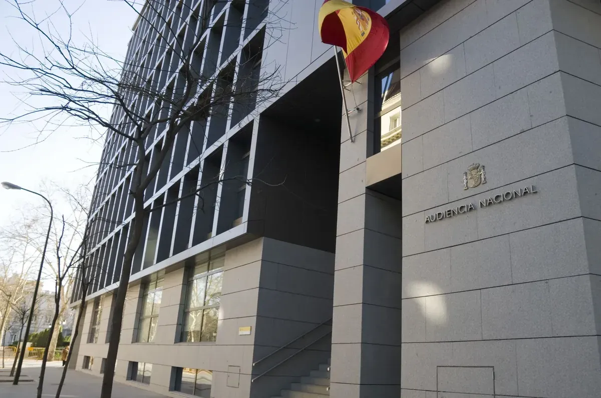 Imagen de archivo de la Audiencia Nacional española. 