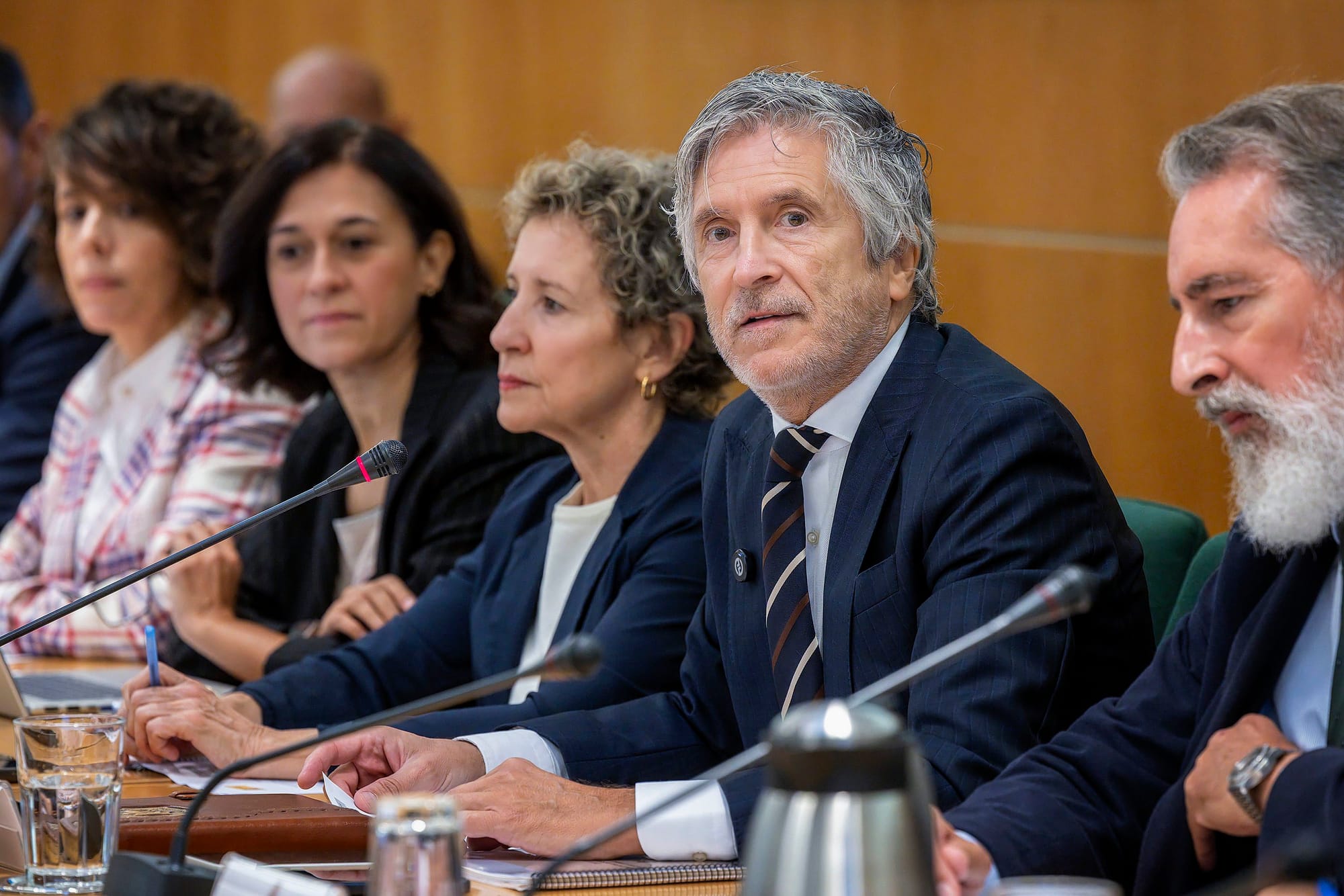 Imagen de archivo del ministro del Interior Fernando Grande-Marlaska. Foto: @interiorgob (X).
