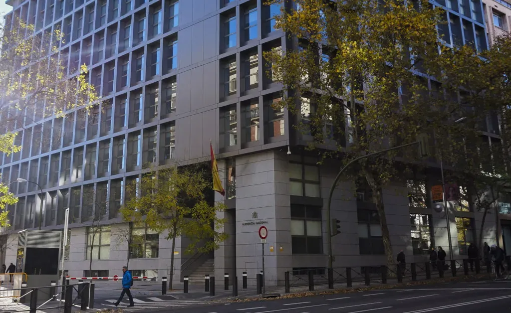 Imagen de archivo de la Audiencia Nacional española. Foto: confilegal.com