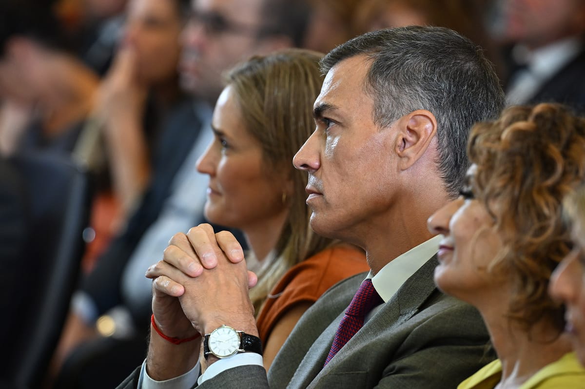 Imagen de archivo del presidente español Pedro Sánchez, en un acto oficial. FOTO: Moncloa.