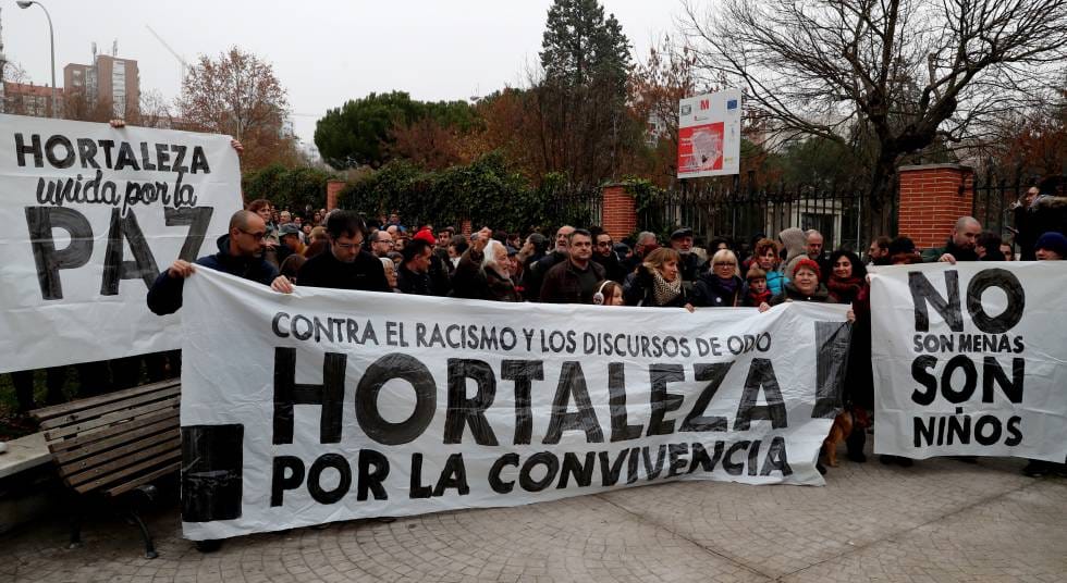 Imagen de archivo de una protesta antirracista en el barrio de Hortaleza (Madrid). FOTO: blogmiyares.blogspot.com
