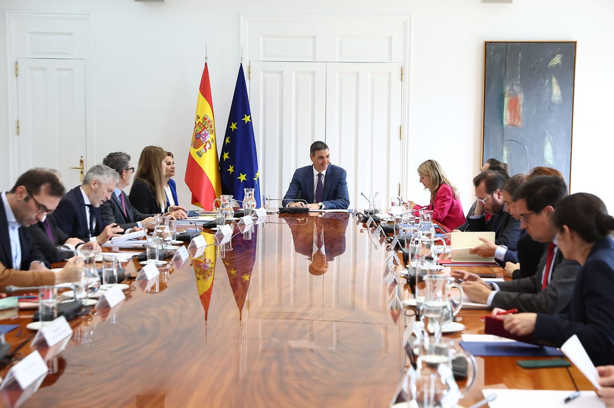 Imagen de archivo de un Consejo de Ministros del Gobierno español. Foto: Moncloa