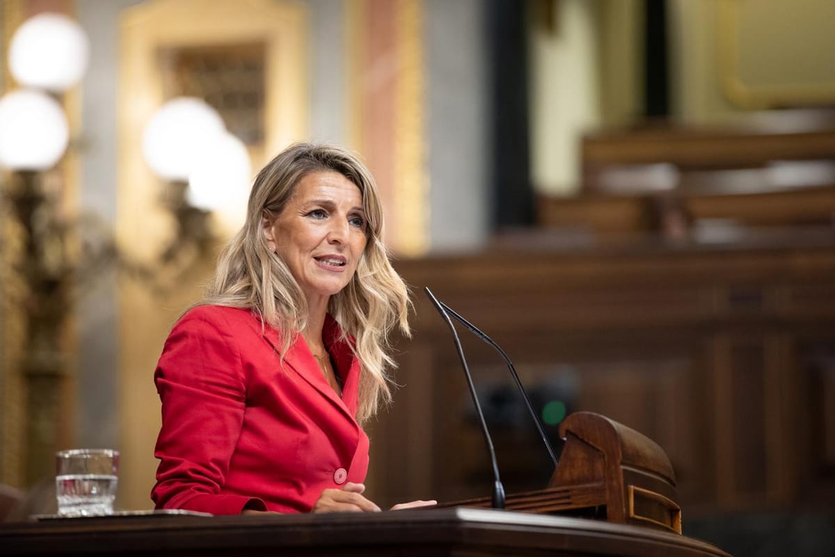 Yolanda Díaz, vicepresidenta segunda y ministra de Trabajo y Economía Social del Gobierno español. Foto: congreso.es