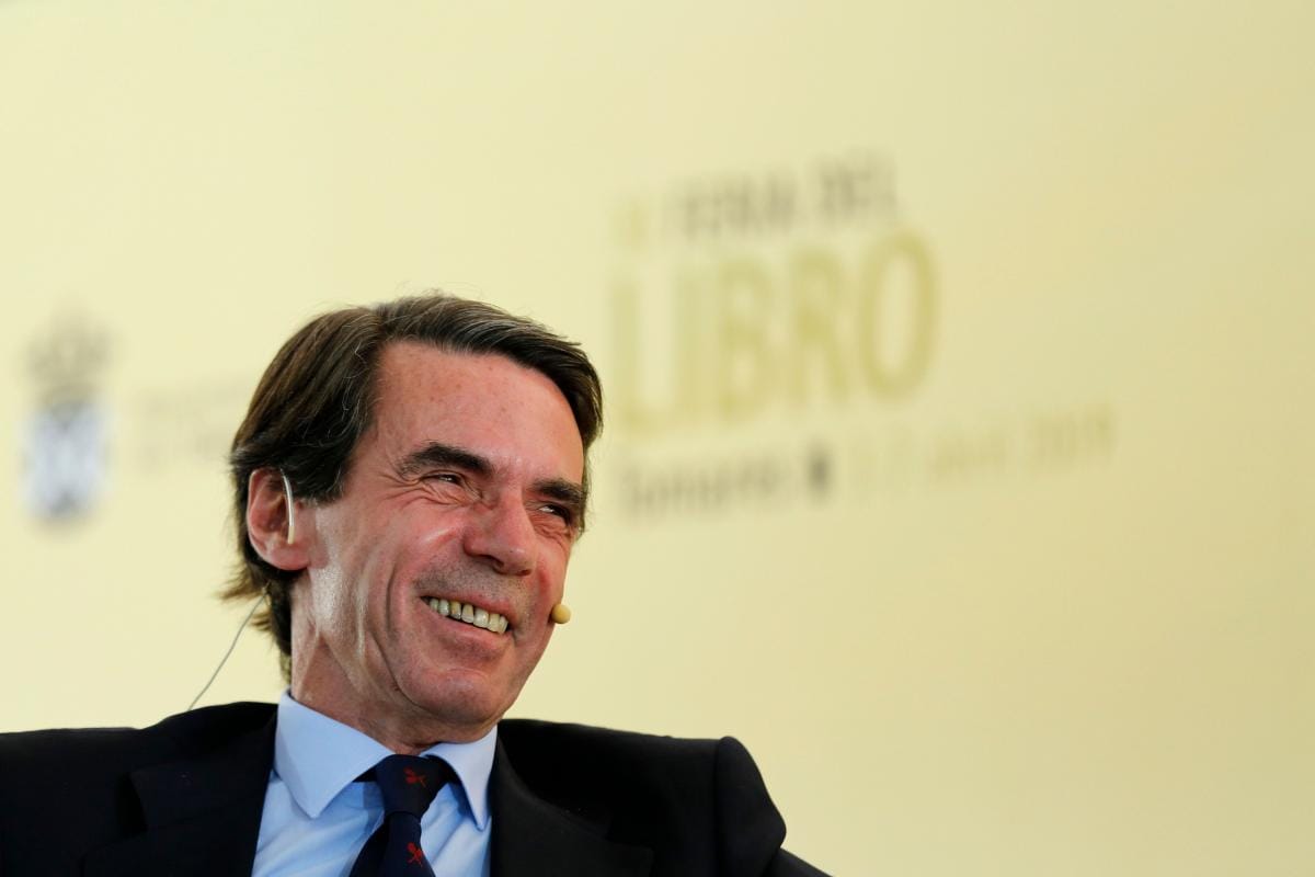 Imagen de archivo de José María Aznar, expresidente español. Foto: Marcelo del Pozo via Getty Images.