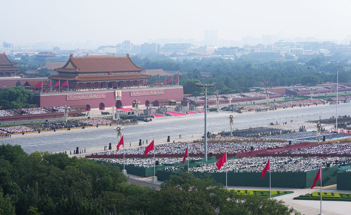 Desfile del Ejército Popular de Liberación de China en la Plaza de Tiananmen (Pekín). Foto: China Daily