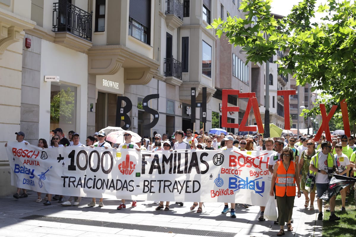 Los argumentos para cerrar BSH en Eskiroz no son suficientes, según la Inspección de Trabajo de Navarra