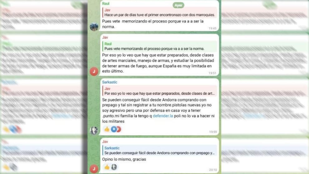 Neonazis de Democracia Nacional incitan a comprar armas y actuar como "lobos solitarios" contra migrantes