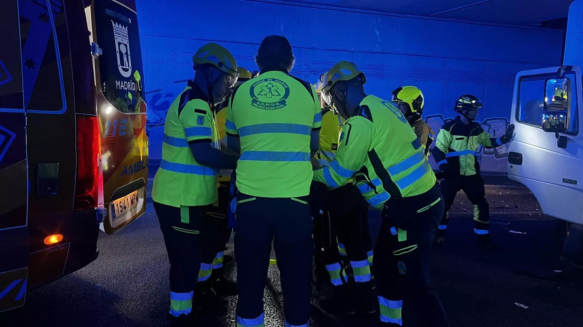 Imagen de archivo de los servicios de emergencia de Madrid. Foto: EMERGENCIAS MADRID