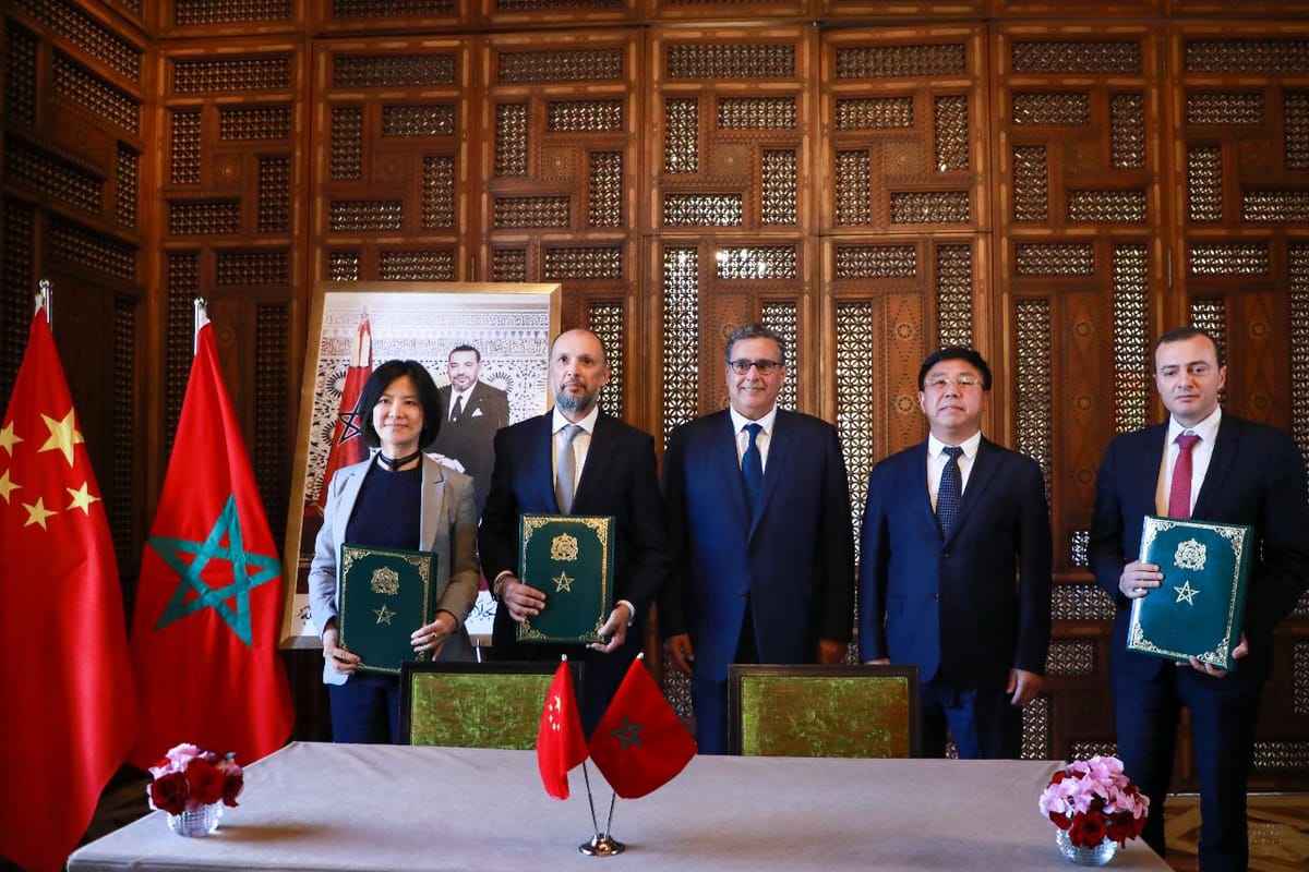 Imagen de archivo de una reunión bilateral entre Marruecos y China. Foto: moroccotimes.tv 
