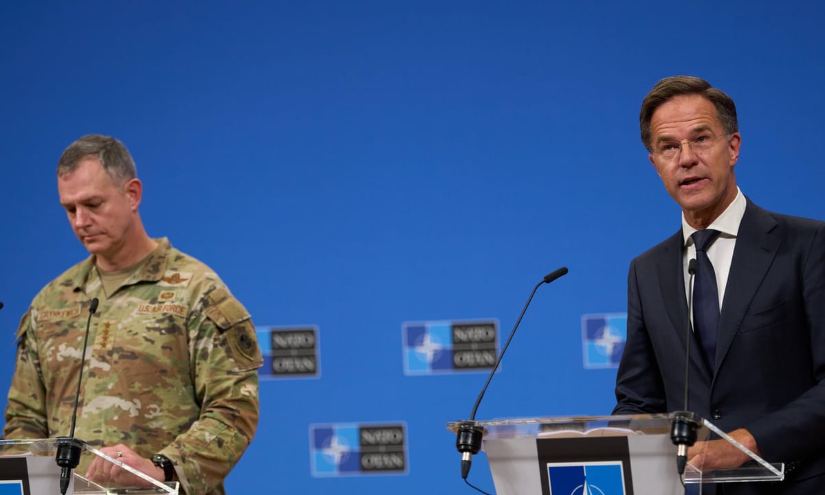 Mark Rutte, secretario general de la OTAN, presenta la operación ‘Centinela oriental’. Foto: @NATOpress (X)