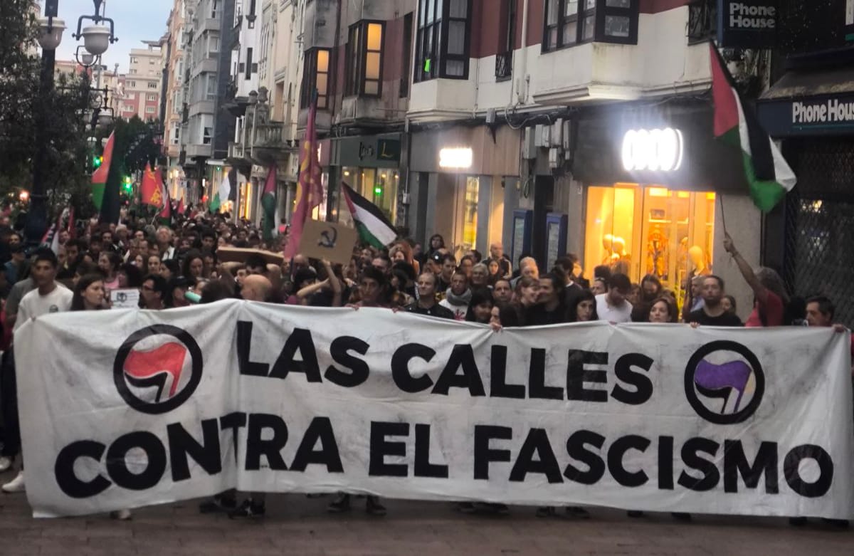 Santander clama contra el festival fascista 'Galerna Fest'
