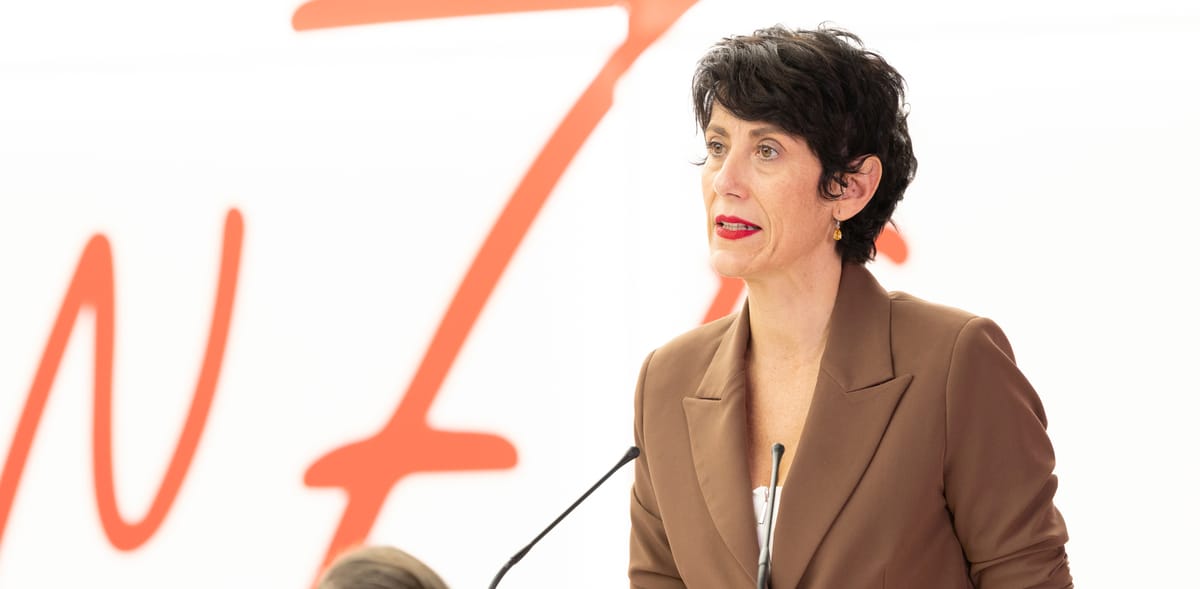 Imagen de archivo de Elma Saiz, ministra de Inclusión, Seguridad Social y Migraciones del Gobierno español. Foto: @SaizElma (X)
