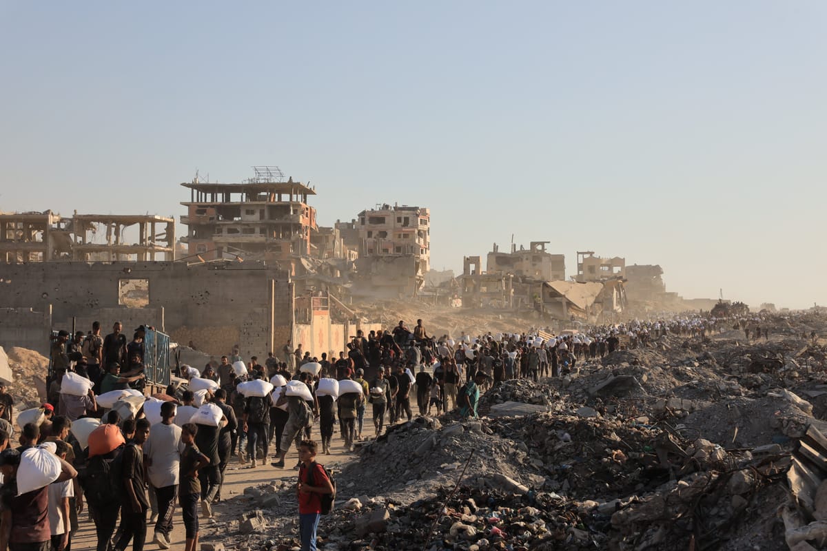 El 90% de la Franja de Gaza ha sido destruido
