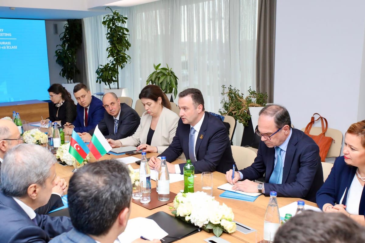 Imagen de archivo de una reunión bilateral entre Bulgari y Azerbaiyán. Foto: @ParvizShahbazov (X)