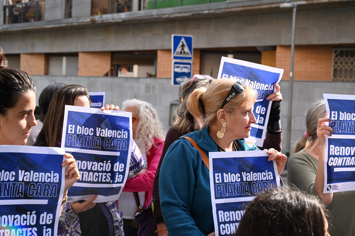 Imagen de archivo de una rueda de prensa del Sindicat d'Habitatge Socialista de Catalunya. Foto: SHSC