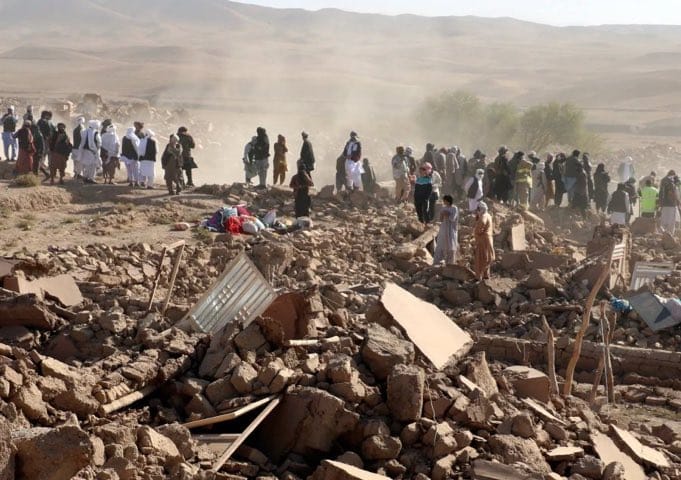Destrucción por el terremoto del 31 de agosto en Afganistán. Foto: Daily Afganistan