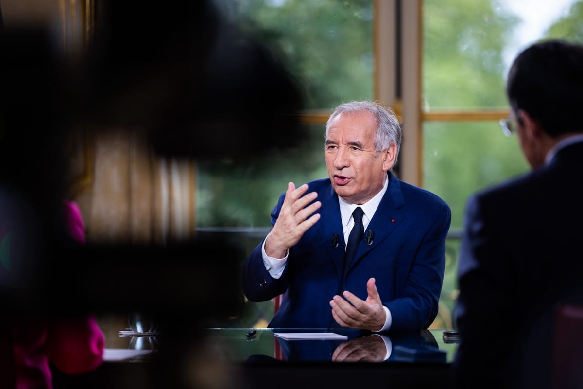 Imagen de archivo del primer ministro francés, François Bayrou. FOTO: @bayrou (X)
