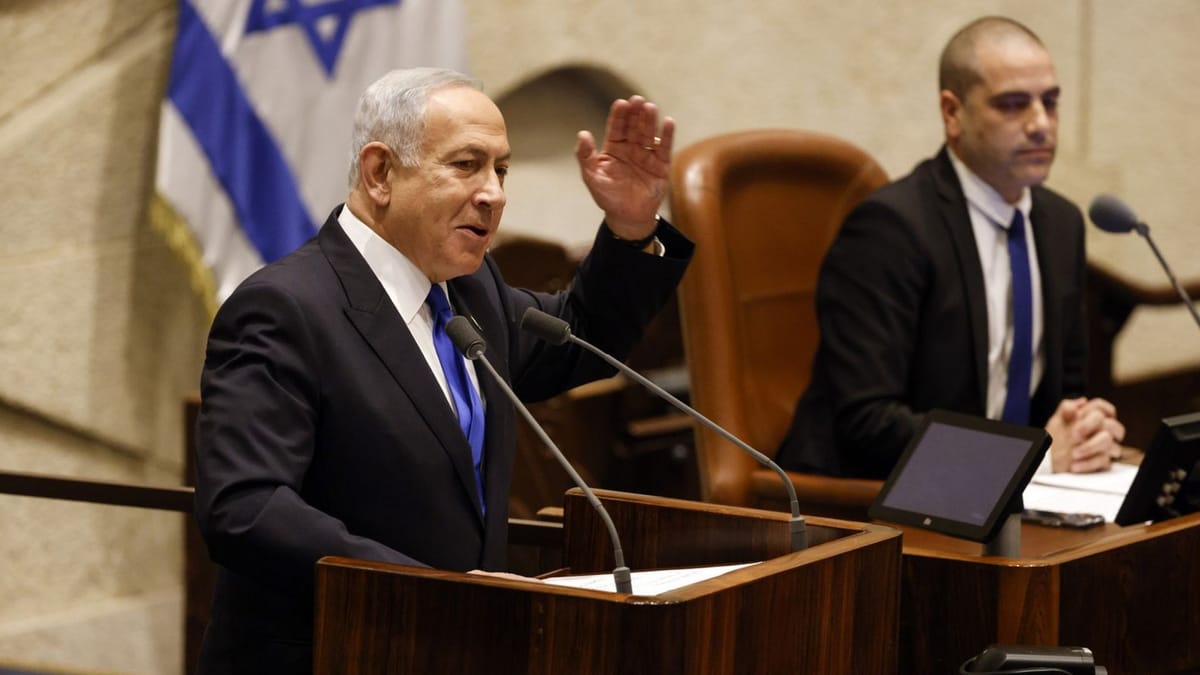 Imagen de archivo de Benjamin Netanyahu, primer ministro israelí. FOTO: EPA