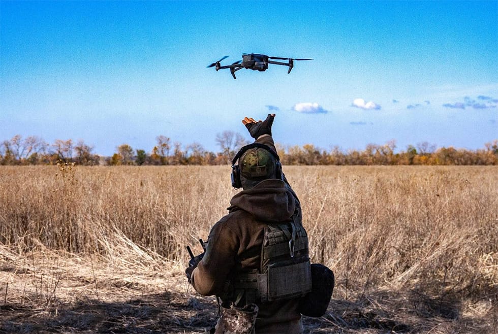Imagen de archivo de un drone kamikaze desarrollado por Lituania. Foto: 56OMPBR.